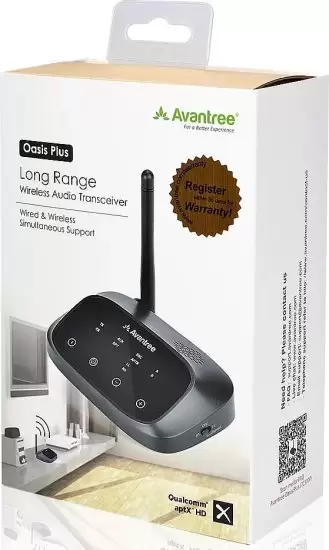 משדר / מקלט בלוטות Avantree Oasis Plus Long Range תמונה 3