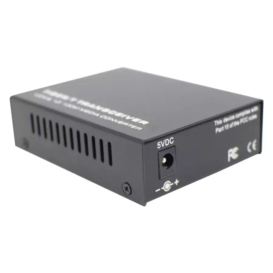 ממיר אופטי Luggar LU-MC100-SC 10/100TX-100Base (SC) MM Duplex 2Km Media Converter תמונה 4