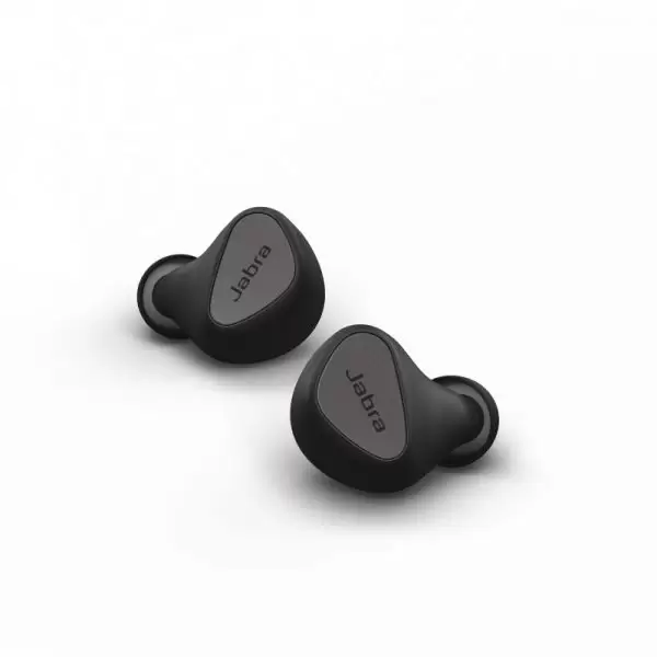 אוזניות True Wireless איכותיות עם סינון רעשים Elite 5 Titanium Black ג'אברה תמונה 2