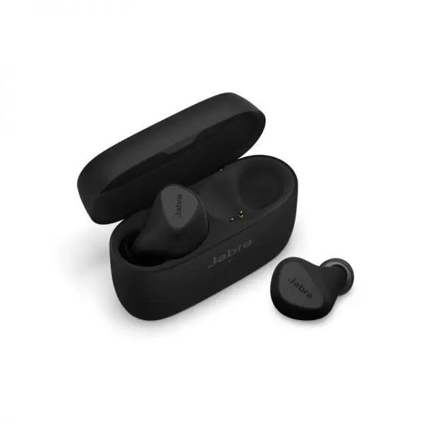 אוזניות True Wireless איכותיות עם סינון רעשים Elite 5 Titanium Black ג'אברה תמונה 4