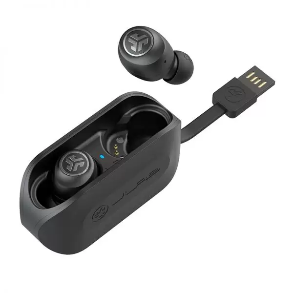 אוזניות True Wireless קלות וקומפקטיות GoAir TWS Earbuds BK תמונה 2