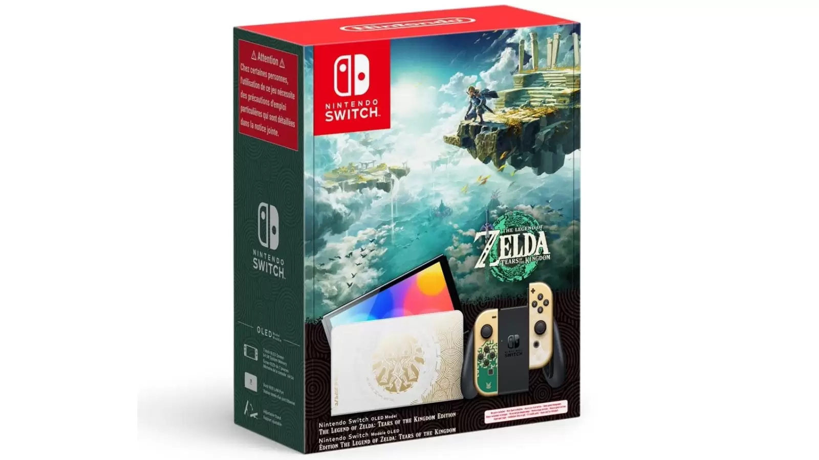 Nintendo Switch Oled מהדורת The Legend of Zelda: Tears of the Kingdom