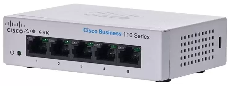מתג שולחני CISCO CBS110-8PP-D לא מנוהל עם 4 יציאות POE