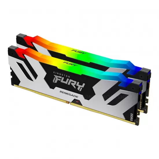 זכרון למחשב 32GB 6400MT/s DDR5 CL32 DIMM (Kit of 2) FURY Renegade RGB XMP תמונה 2