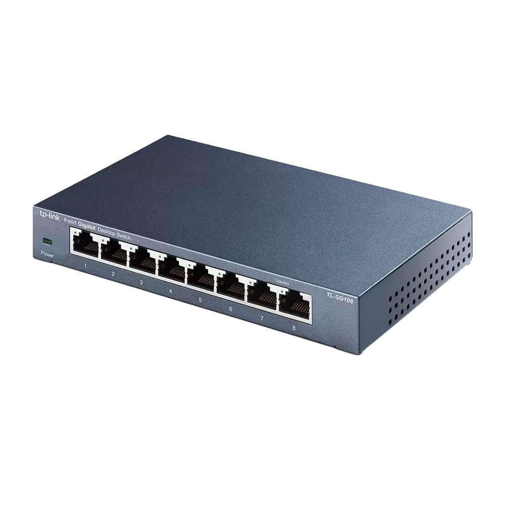 מתג Tp-link SG108 8-Port 10/100/1000Mbps Desktop Switch תמונה 2