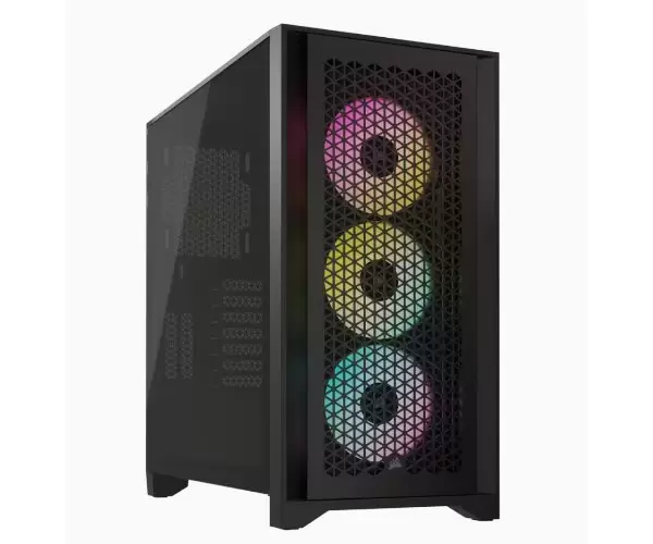 מארז CORSAIR iCUE 4000D RGB AIRFLOW Mid Tower Black