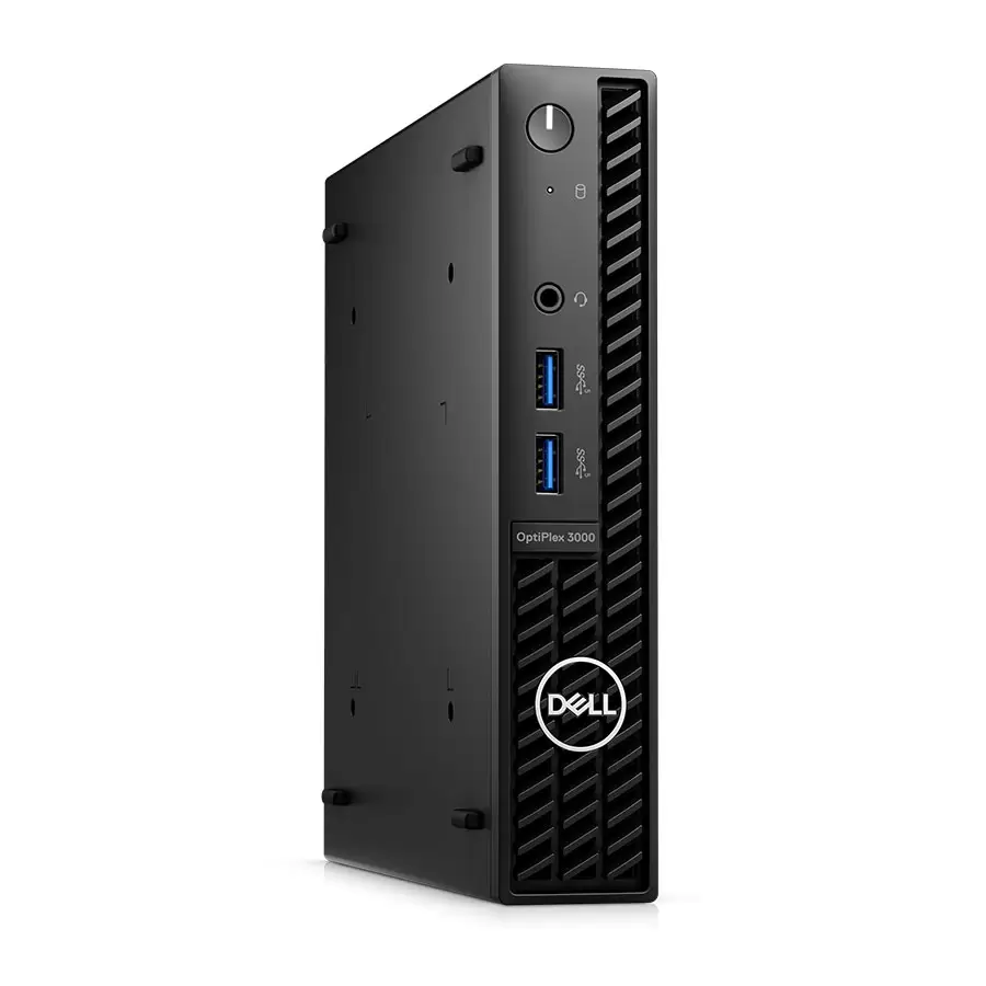 מחשב נייח קטן Dell OPTIPLEX 3000 MFF I3-12100T/8GB/256SSD/INTEL HD/WIN10P דל תמונה 2