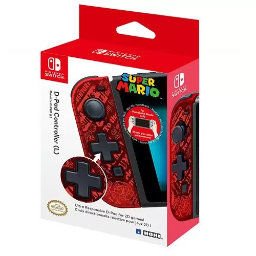 שלט שמאלי בעיצוב סופר מריו Nintendo Switch תמונה 2