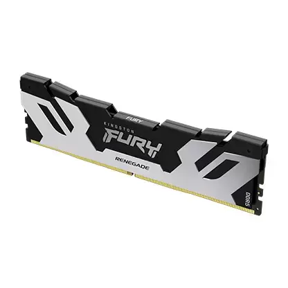 זכרון למחשב KINGSTON 32GB 6000MT/s DDR5 CL32 DIMM FURY Renegade Silver XMP