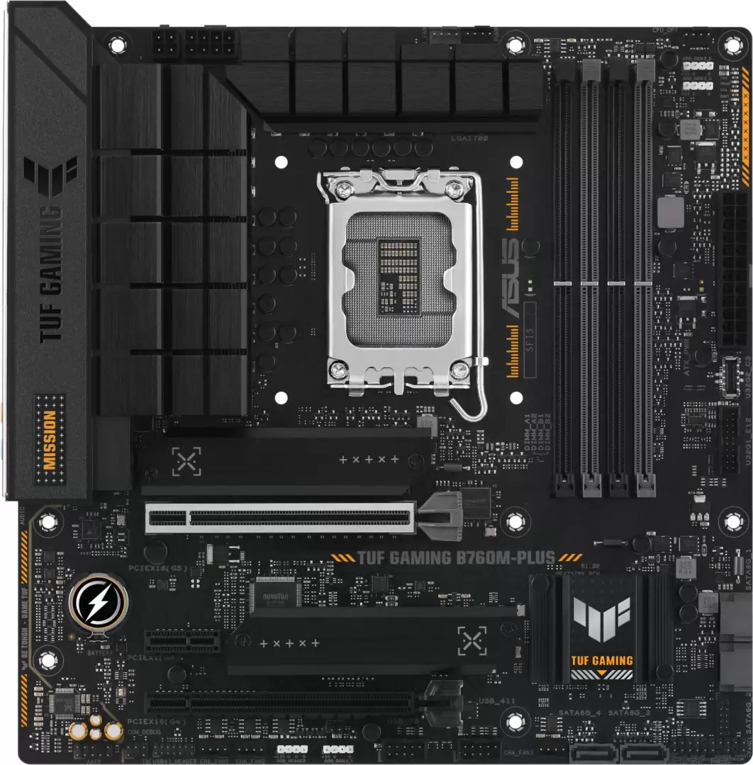 לוח אם TUF GAMING B760M-PLUS MB LGA 1700 USB 3.2 G2*2