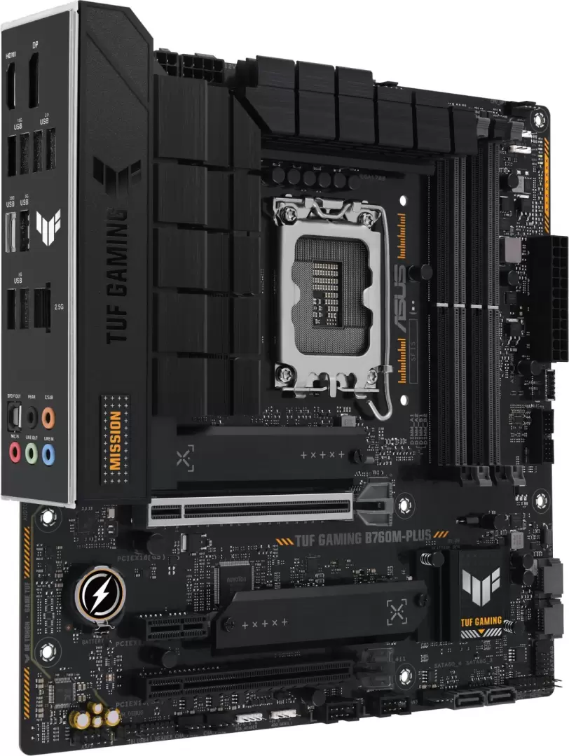 לוח אם TUF GAMING B760M-PLUS MB LGA 1700 USB 3.2 G2*2 תמונה 4