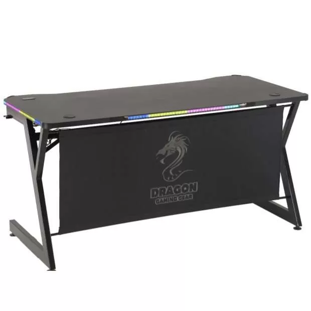 שולחן גיימינג שחור Dragon T7 XL RGB Gaming Table תמונה 3