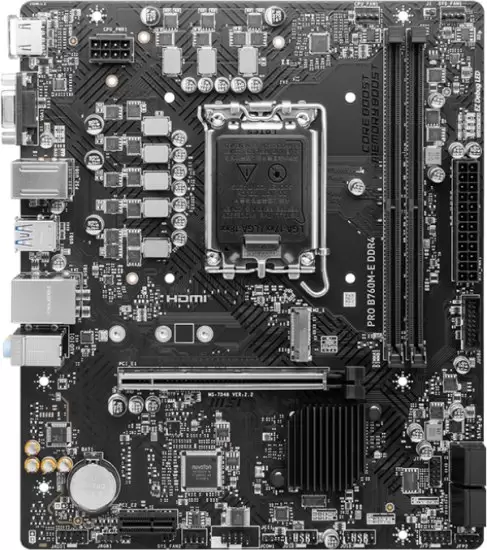 לוח אם MSI PRO B760M-E DDR4 תמונה 2