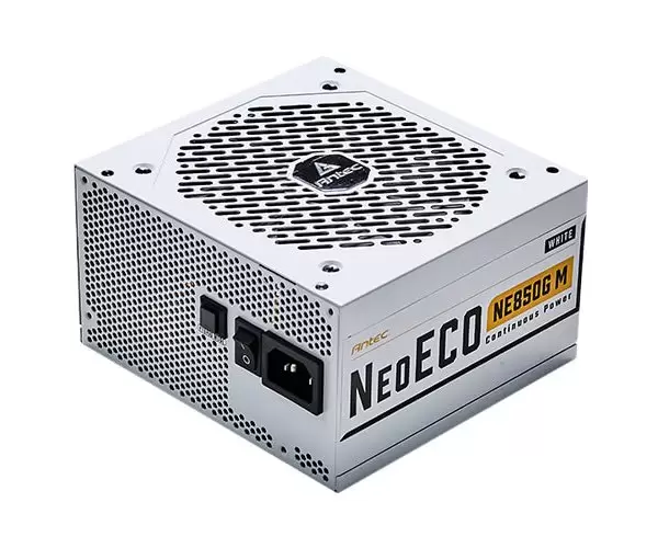 ספק כוח Antec NeoEco Gold Modular 850W White 120mm Silent Fan תמונה 2