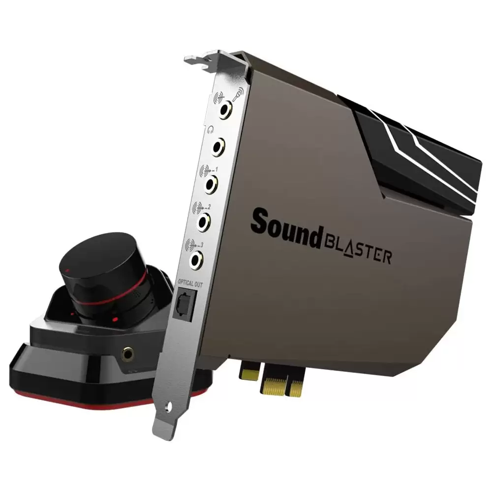 כרטיס קול עם Xamp Discrete ומגבר Hi-res PCI-e DAC אוזניות Bi-amp ומודול בקרת אודיו Creative | SB-AE7