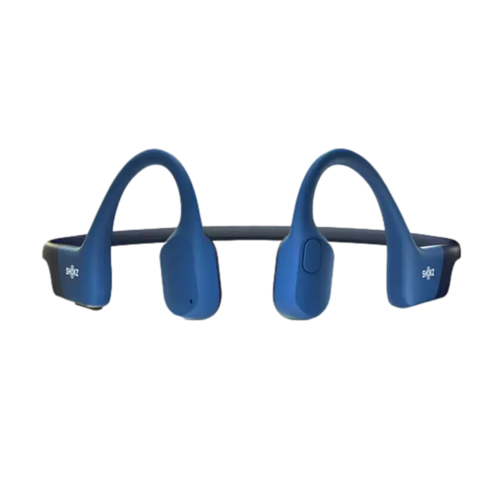אוזניות ספורט אלחוטיות OPENRUN SHOKZ בצבע כחול