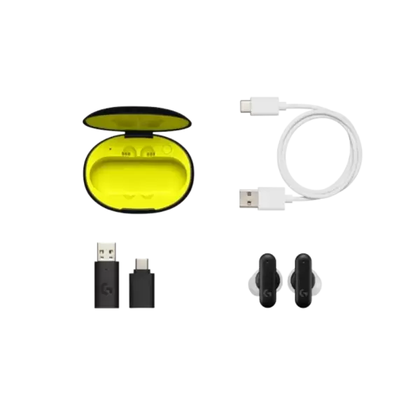 אוזניות LOGITECH G FITS True Wireless – צבע שחור תמונה 2