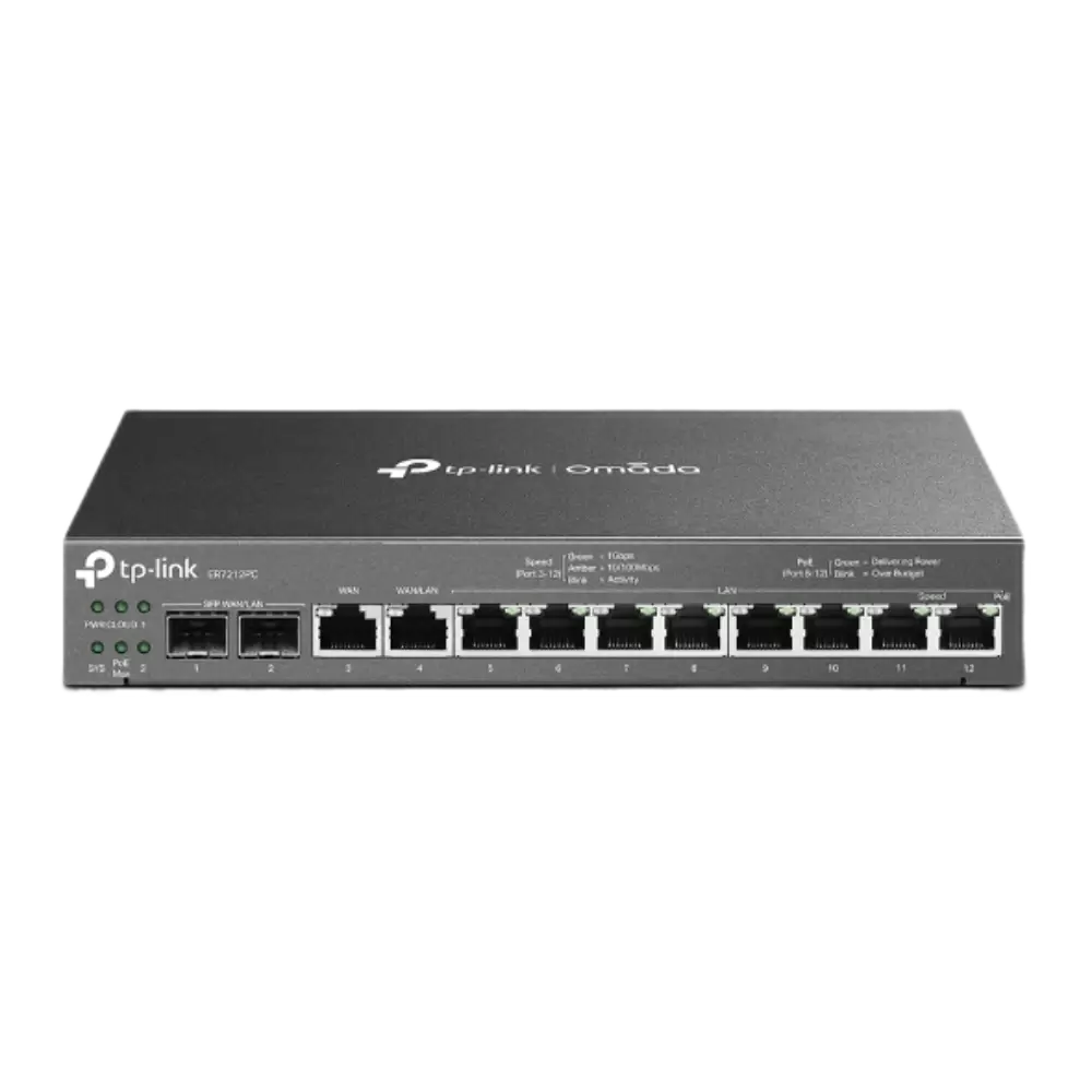 ER7212PC Omada 3-in-1 Gigabit VPN Router PoE+