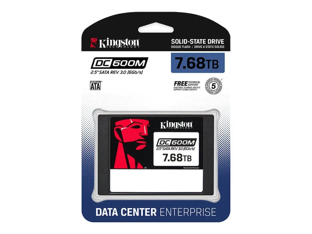 דיסק 7680G DC600M (Mixed-Use) 2.5” Enterprise SATA SSD תמונה 2