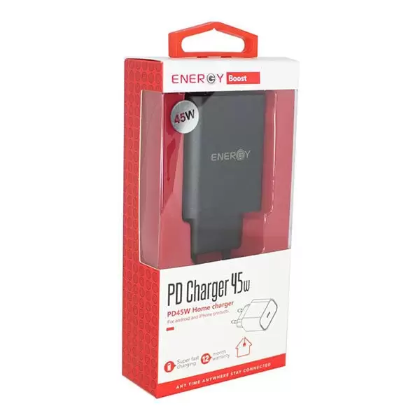 מטען בית ראש ENERGY PD CHARGER 45W