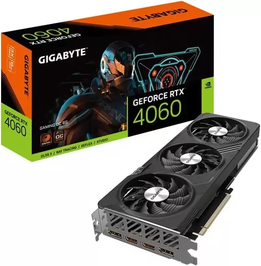 כרטיס מסך Gigabyte GeForce RTX 4060 GAMING OC 8GB Graphics Card