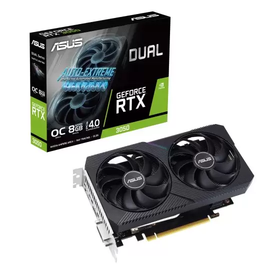 כרטיס מסך ASUS Dual RTX 3050 V2 OC 8GB GDDR6