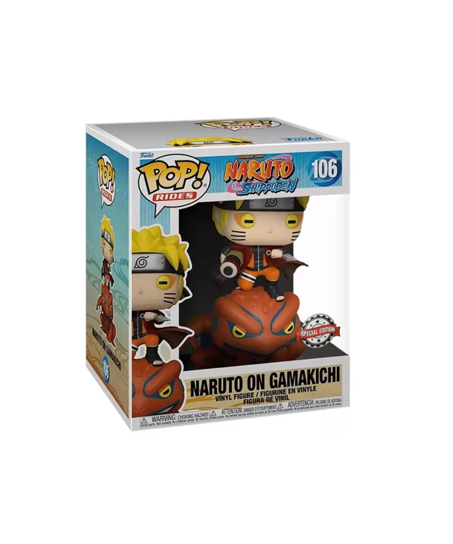בובת פופ Funko Pop! Naruto Shippuden – Naruto On Gamakichi Pop Ride (Exclusive) 106