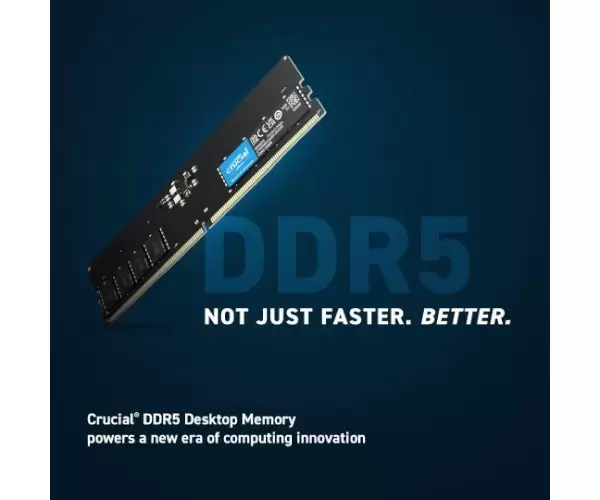 זכרון לנייח Crucial 32GB DDR5-5200 UDIMM CL42 תמונה 2