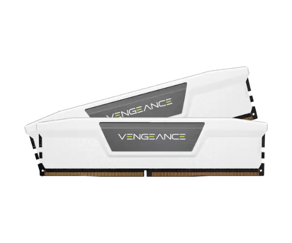 ז. לנייח CORSAIR VENGEANCE 64GB 2x32GB DDR5 5200MHz C40 White