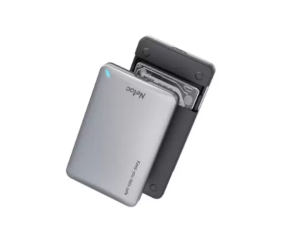 קופסא חיצונית Netac USB Type-C 2.5 Inch SATA HDD Case תמונה 2