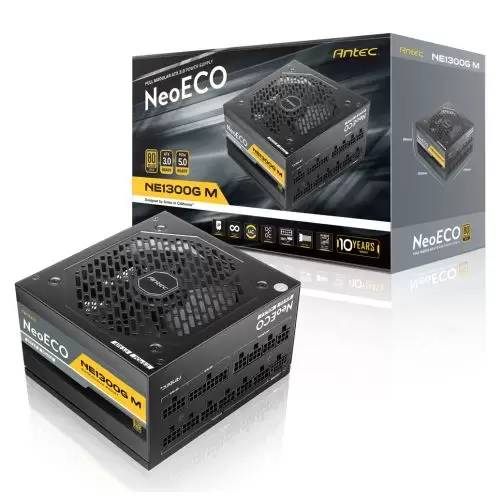 ספק כח ANTEC NeoECO 1300GM Modular 1300W ATX 3.0 PSU תמונה 2