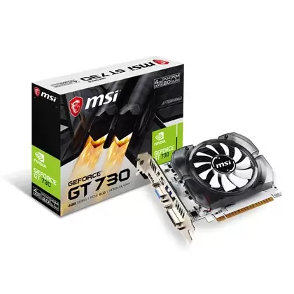 כרטיס גרפי MSI NVIDIA GT 730 4GB - /VGA/DVI/HDMI