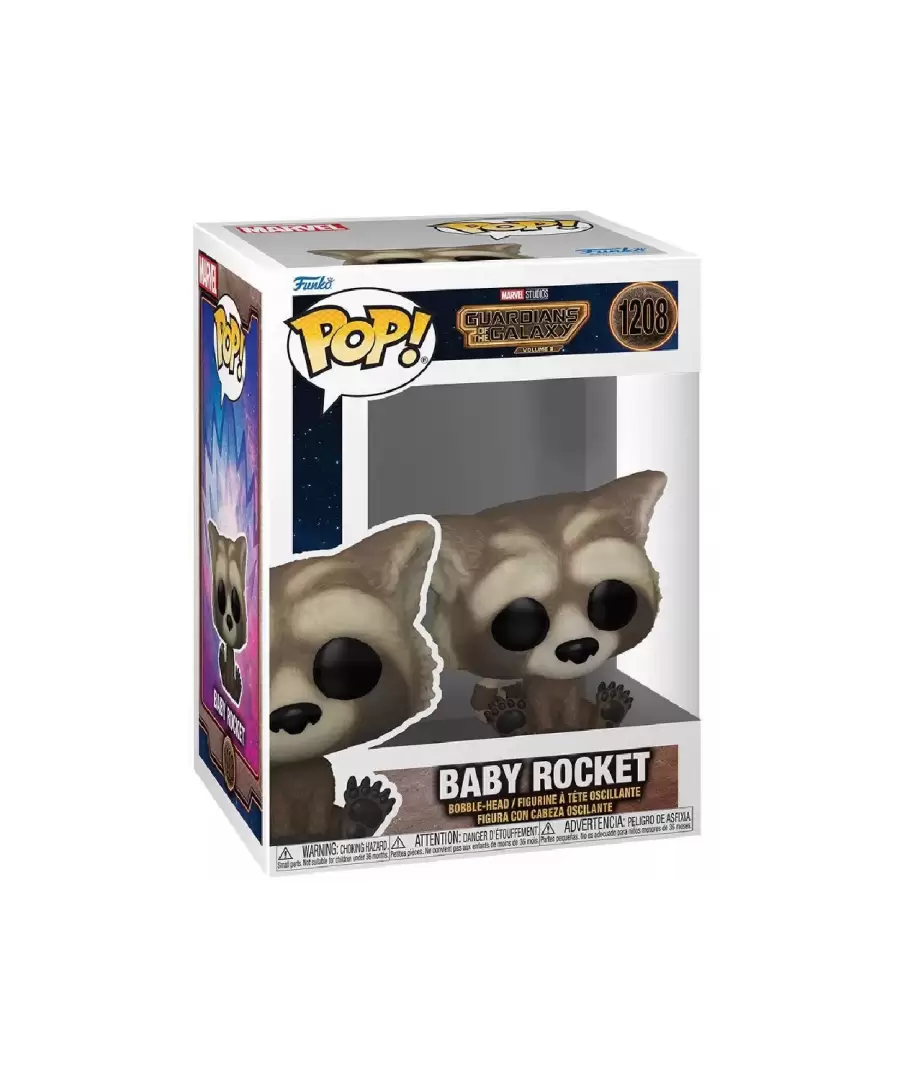 בובת פופ Funko POP! Marvel: Guardians Of The Galaxy Vol 3 – Baby Rocket 1208