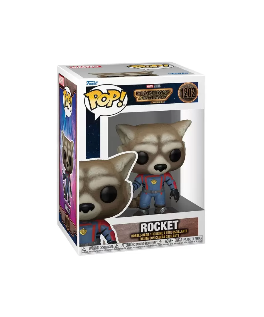 בובת פופ Funko POP! Marvel: Guardians Of The Galaxy Vol 3 – Rocket 1202