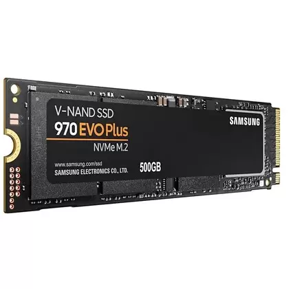 כונן קשיח SAMSUNG SSD 500G M.2 PCIe 3.0x4 NVMe 970 EVO PLUS תמונה 3