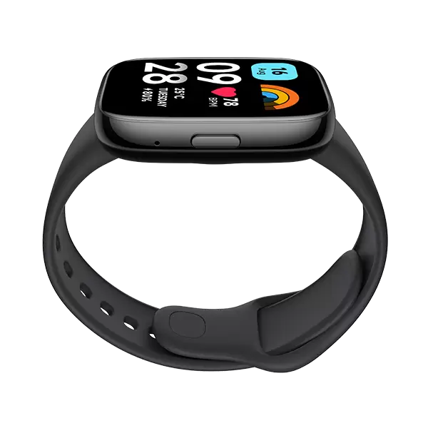שעון ספורט חכם שיאומי כולל SpO2 (אחוז חמצן בדם) דופק ו- GPS דגם Redmi Watch 3 בצבע שחור תמונה 4