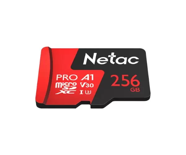 כ. זכרון Netac P500 Extreme Pro 256GB MicroSD Up To 100MB/s Read