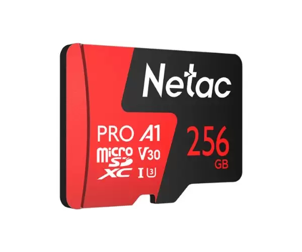 כ. זכרון Netac P500 Extreme Pro 256GB MicroSD Up To 100MB/s Read תמונה 2