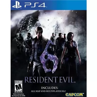RESIDENT EVIL 6 (INCLUDES ALL MAPAND MULTIPLAYER DLC) PS4