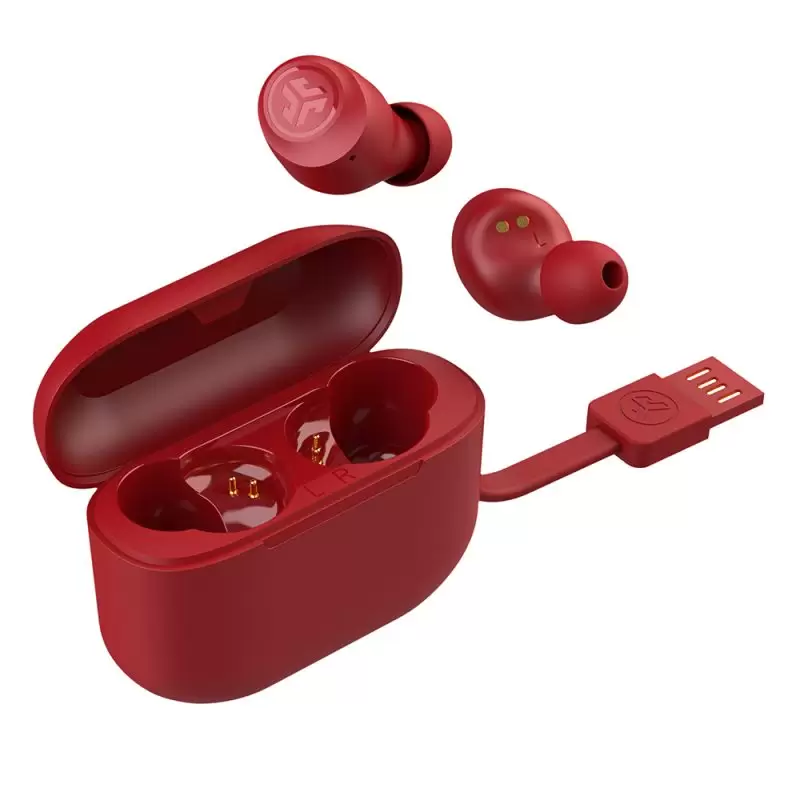 אוזניות קלות וקומפקטיות JLAB Go POP Pop Teal True Wireless אדום תמונה 2