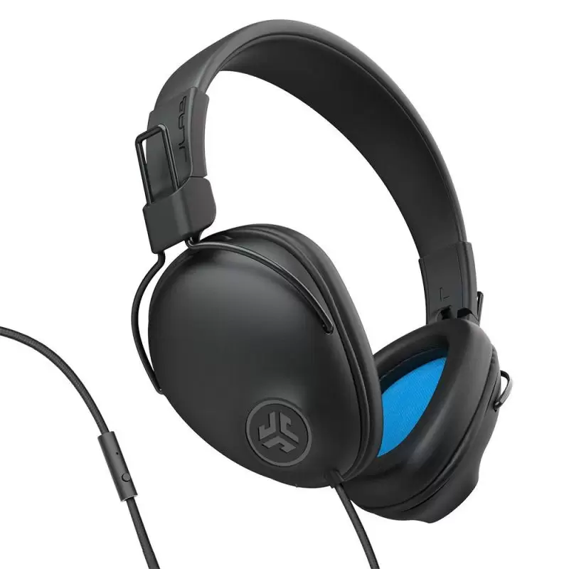 אוזניות בעיצוב ייחודי JLAB Over The Ear שחור תמונה 2