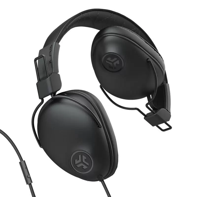 אוזניות בעיצוב ייחודי JLAB Over The Ear שחור תמונה 4