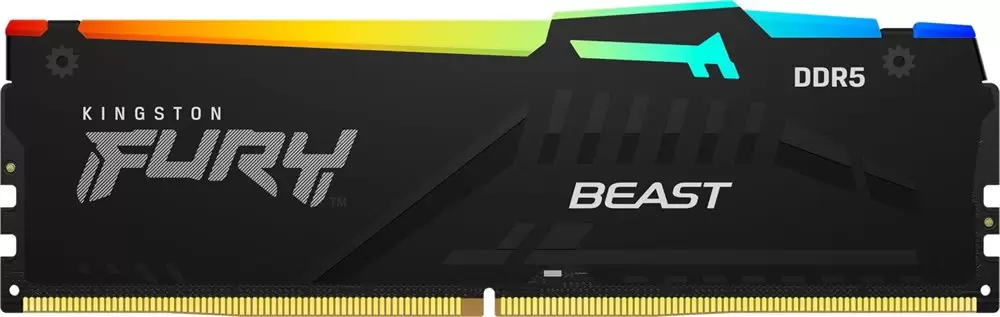 זיכרון 16GB 5600MT/s DDR5 CL36 DIMM FURY Beast RGB EXPO