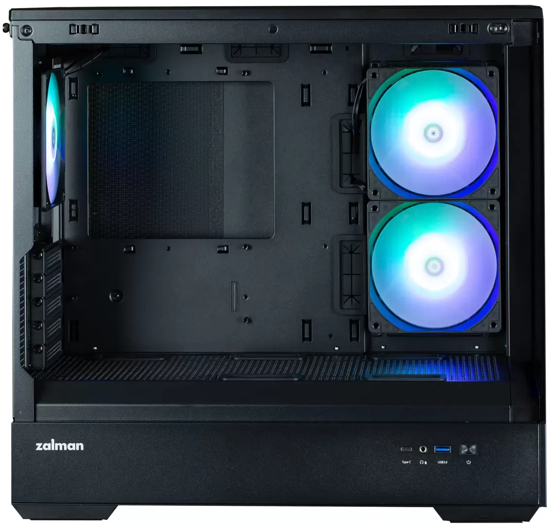 מארז מחשב שחור CASE ZALMAN P30 ARGB mATX CASE Black תמונה 3