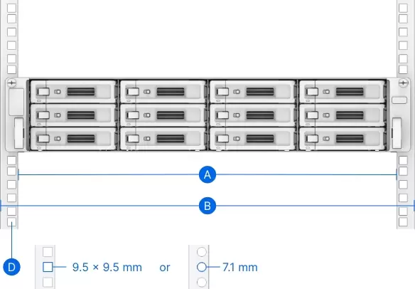 ערכת מסילות Synology Rail Kit RKS-02 תמונה 3