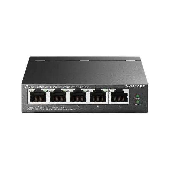 מתג לרשת לא מנוהל TP-LINK Gigabit Ethernet TL-SG1005LP