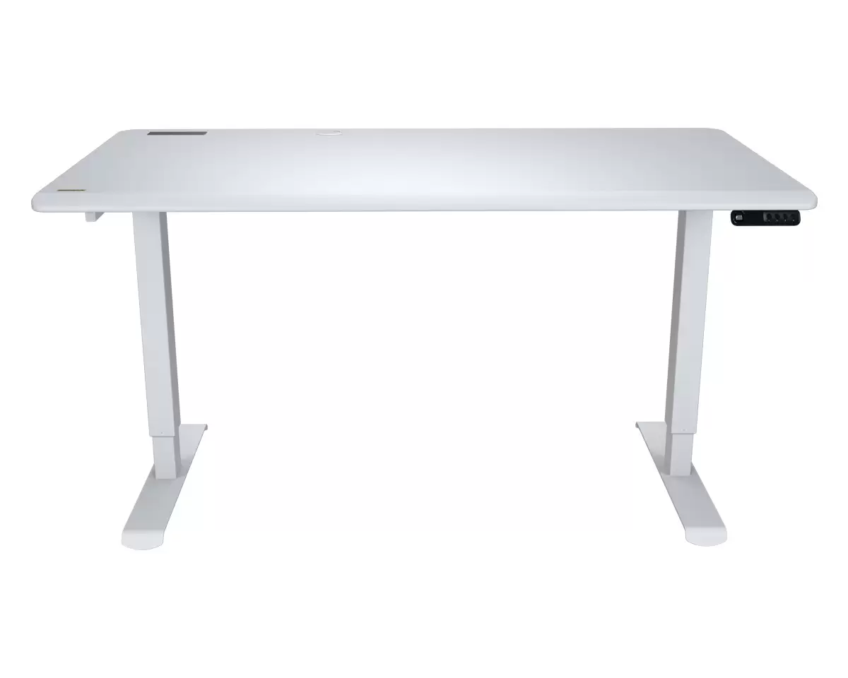 שולחן עמידה חשמלי COUGAR ROYAL 150 Elite White Electric Standing Desk