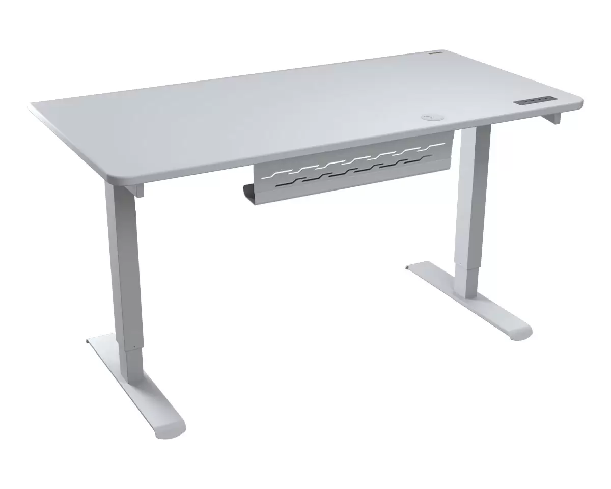 שולחן עמידה חשמלי COUGAR ROYAL 150 Elite White Electric Standing Desk תמונה 3