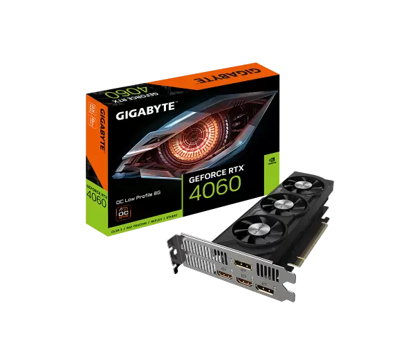 כרטיס מסך Gigabyte RTX 4060 OC 8GB Low Profile