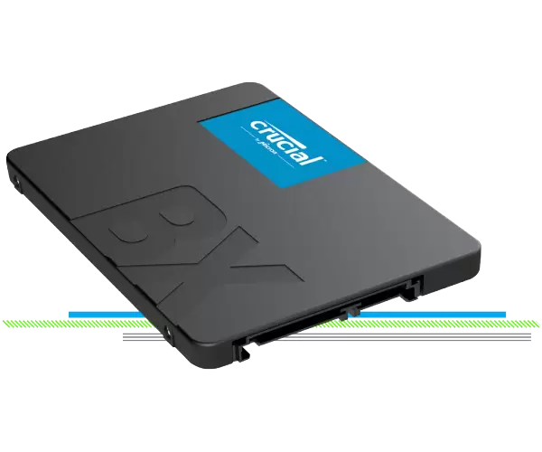 דיסק פנימי Crucial BX500 500GB 3D NAND SATA 2.5-inch SSD תמונה 3